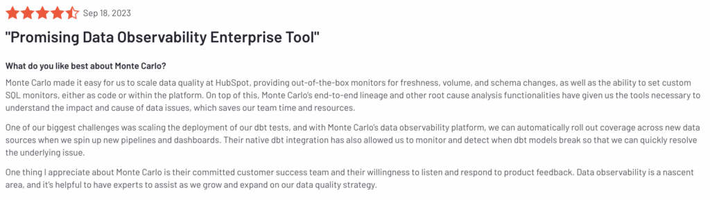 G2 Monte Carlo data observability